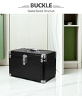 Kickass Portable Tool Organizer Box With Reinforced Aluminum Alloy Frame And Dustproof Sealed Latch For Rugged Travel Gear Storage And Multipurpose Equipment Carry Case featuring sealed buckle structure.