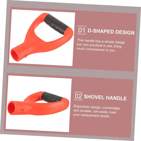 Replacement D Handle Shovel Grip For Outdoor Digging And Raking Tools With Ergonomic Non Slip PVC Spade Handle Easy Quick Install