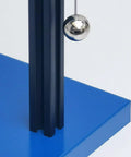 Metal Ball Physics Pendulum Resonance Demonstrator For Classroom Experiments And Lab Studies Hands On Teaching Tool with blue base