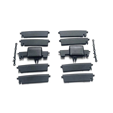 Mercedes Benz W166 ML GL GLS GLE 2011 2018 Rear AC Outlet Tab Clip Repair Kit Right Side Easy Pop In Swap In Durable PC And ABS Replacement No Drama Install For W166 Models, black vent clips