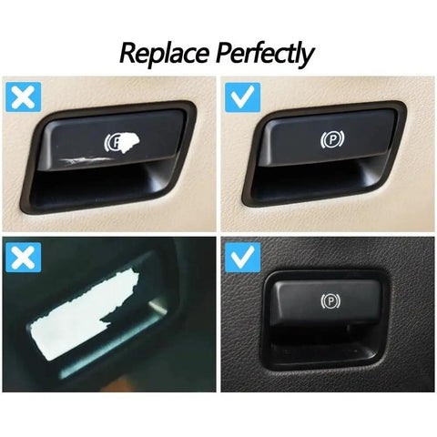 Slick Electric Parking Brake Actuator Switch Replacement For Mercedes ML Class W166 2012 2015 comparison of old and new switches.