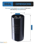 161-193 UF Round Motor Start Capacitor 110-125V AC 50/60Hz 1.42x2.75 inch size shown
