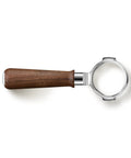 Top Shelf 58mm Bottomless Portafilter With Smooth Walnut Grip For Breville Dual Boiler And Oracle Series Home Barista Upgrade