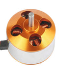 Close-up of the 1400KV 2212 Brushless Outrunner Motor With Mount 10T for RC Aircraft and Quadcopters, highlighting copper winding.