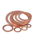 Must Have 30Pcs Copper Washer Flat Ring Gasket Set Seal Kit For Sump Plugs Oil Leak Proof Corrosion Resistant Reduce Friction Durable Heavy Duty For Cars Home Garage Fix Fluid Drips At Shop Easy Install, assorted copper washers