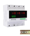 63A 110/120V Triple Power Automatic Transfer Switch For Seamless Backup Power Switching Between Utility Power, Generator, And Inverter With Overcurrent, Overvoltage, And Undervoltage Protection, front view