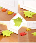 Maple Leaf Door Wedge Stops Four Pack for slam free doors and floor protection made from sturdy PP material, assorted colors