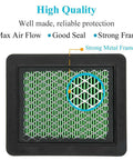 Honda GCV160 Air Filter Tune Up Kit With Spark Plug 17211-ZL8-023, close-up of green air filter with strong metal frame