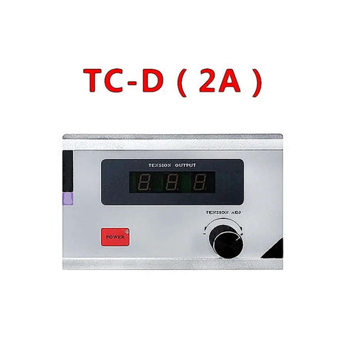Front view of Magnetic Powder Brake Clutch With Digital Display And Tension Controller TC D 2A 3A showing digital readout.