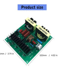 Beefed Up 150W Ultrasonic Cleaner Driver Board Kit With 3 Transducers For Automotive Parts And Pro Cleaning 220V 40KHz