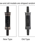 Square Tapered Bottom Bracket With Sealed Cartridge Bearings For Square Taper Cranks, Includes Mounting Screws, old and new models shown