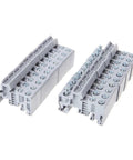 Ten Pack Din Terminal Blocks End Stop Bracket For EUK And EUK2 C Type G5AB Compatible Durable Electrical Wiring Block Kit