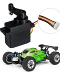 5 Lines RC Car Servo For One Eighteen Scale Steering Upgrade Spare Parts Durable High Quality RC Servo with green RC car