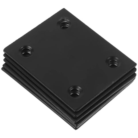 Thirty Pack Stainless Steel Mending Plates And Right Angle Corner Braces For Tough Furniture Repairs And Cabinet Reinforcements With Pre Drilled Holes For Fast No Sweat Wall Mounting, stacked plates with pre-drilled holes.