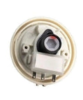 Water Level Sensor For Washing Machines DC5V Low Voltage No Fuss Replacement Switch With High Precision Pressure Sensing Regulating Water Level For Every Laundry Load Universal Compatibility For Many Washer Models Reliable Laundry Water Management, white ABS round sensor