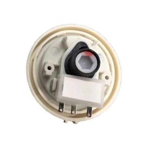Water Level Sensor For Washing Machines DC5V Low Voltage No Fuss Replacement Switch With High Precision Pressure Sensing Regulating Water Level For Every Laundry Load Universal Compatibility For Many Washer Models Reliable Laundry Water Management, white ABS round sensor