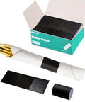 Self Adhesive Napkin Bands One Point Five By Four Point Twenty Five Inches Black Box Of Two Thousand Napkin Rings For Table Setting