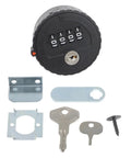 Drawer Combination Lock With Key And Password Code For File Cabinets And Storage Doors 30mm Black Cam Lock With Easy Code Reset Tool Set