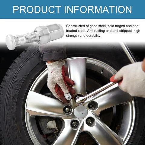 Installation of Chrome Wheel Lug Stud Nut Set M12x1.50 For Hondas Like Odyssey, Accord, Civic, CRV, HRV, Pilot, Clarity And S2000