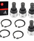 Beefed Up Ball Joints For RZR 570 800 900 Front And Rear Upper Lower Style Replacement Set Durable UTV Parts 7061220 7061187 7081505 7081580 7081666 Bundle, 4 ball joints