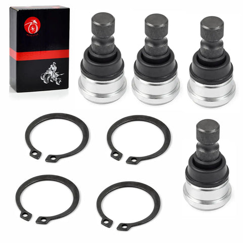 Beefed Up Ball Joints For RZR 570 800 900 Front And Rear Upper Lower Style Replacement Set Durable UTV Parts 7061220 7061187 7081505 7081580 7081666 Bundle, 4 ball joints