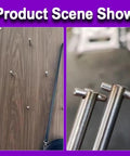 Pro Grade Stainless Steel Cylindrical Locking Pins Assortment Kit With M4 M5 M6 M8 Sizes For Precision Locating And Assembly Dowel Fasteners In Handy Organizer Case 20 To 150 Pieces, stainless pins in wood panel