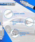 Pro Grade Grease Gun Needle Kit 7 Pieces With 5 Nipples 1 Needle Dispenser And 1 Rubber Joint Nipple in use, carbon steel