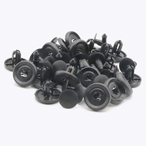 20 Pcs Engine Under Cover Push-Type Retainer Clips Replacement Kit For Toyota And Lexus Cars, black push clips pile