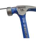California Framer Steel Eagle Hammer With Milled Face 19-Ounce, Shock-Block Absorption, Slip-Resistant Grip, Made In The USA, side view