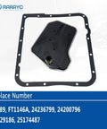 Shallow Oil Pan Transmission Filter Kit for 4L60E Fits Chevy Silverado GMC Yukon Cadillac Escalade 1993 2014 Includes Sealing Gasket