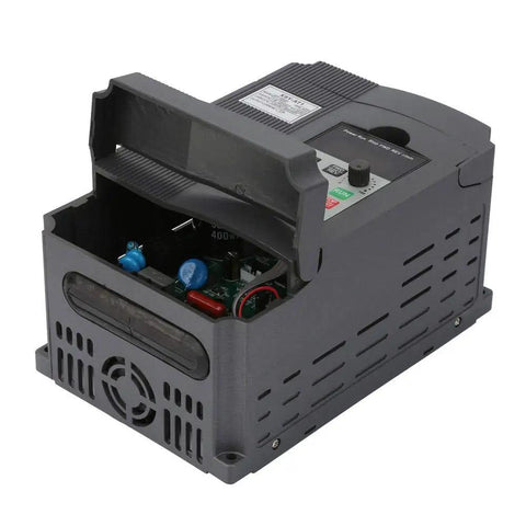 Interior view of High Precision VFD Inverter For 3 Phase Motors 220V 1.5kW PWM Frequency Converter showing components