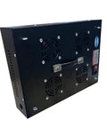 Killer Heavy Duty LED UV Curing Lamp 365NM And 405NM Dual Beam straight up view, featuring ventilation and handle.