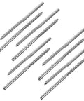 Stainless Steel Lag Screws For Deck Cable Railing Hardware Left And Right Threaded Screws For Wood Posts In Outdoor Decking Systems