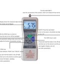 Top-Notch Force Gauge DS2 500N To 1000N Push And Pull Strength Tester For Quality Control And Material Testing Peak Hold 0.2 Percent FS Accuracy 0.001N Resolution Small Sensor Dynamometer For Fast Accurate Readouts, digital hand-held force gauge display