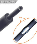 Close-up of Marine Grade Heat Shrink Tubing Kit With Adhesive Lined Waterproof 280 Piece Assortment showing adhesive interior