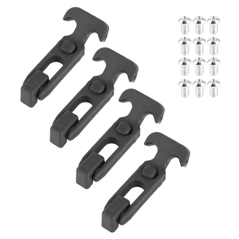 "T Handle Draw Latch Kit, 4 Pack Rubber Latches With M5 Screws, Non Conductive And UV Resistant, DIY Friendly"