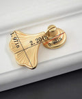 Dope Golden Drop Pendant Cabinet Knob Set Ginkgo Leaf Dresser Drawer Pull Handles Zinc Alloy Gold Tone Finish Single Hole Mount