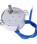 Two Pack Synchronous AC Motor 50 60 Hz 100 To 127 Volt 4 Watt 5 To 6 RPM CCW And CW Quiet Durable For Handcrafted Projects