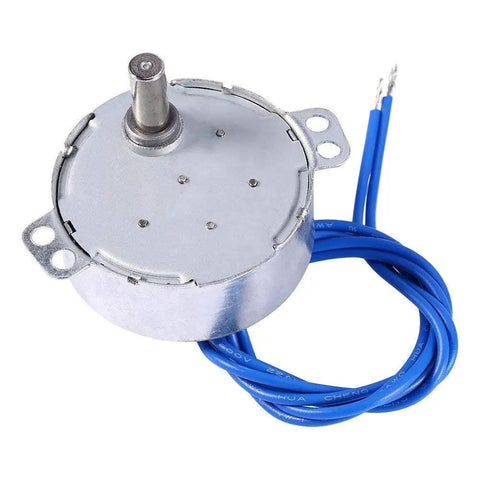 Two Pack Synchronous AC Motor 50 60 Hz 100 To 127 Volt 4 Watt 5 To 6 RPM CCW And CW Quiet Durable For Handcrafted Projects