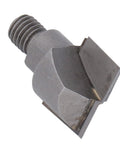 Heavy Duty Keenso Carbide Cleaning Bottom Router Bit 25mm M10 Thread showing a close-up view of the carbide blade and threaded end.
