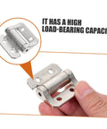 Heavy-duty soft close cabinet door hinge with damping