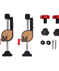 Bench Dog Clamp Set With Quick Lock Gear For Easy Clamping, Adjustable Clamping Force, Aluminum 19mm Woodworking Table Clamp components