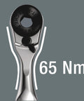 65 Nm torque heavy-duty ratchet from Tool-Check Plus Bit Ratchet Set with Sockets Metric for Quick Fixes and Everyday Projects