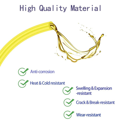 High quality material features of Four 4 Foot Small Engine Fuel Line Kit Pro Grade With Primer Bulb And Two Filters
