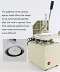 Pro Electric Curtain Punch Machine With Knives For Workshop Cutting And Punching Blinds Tools 48mm And 53mm Dies with ejector head.