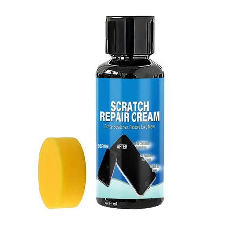 Phone Screen Scratch Remover Kit With Soft Sponge And Polishing Cream Fast Fix Beef Up Clarity For Glass Screens And Metal Frames 30g