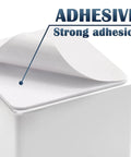 Close-up of self-adhesive tape showing strong adhesion on furniture risers for improved clearance, 1.2 inches height.