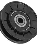 Heavy Duty Universal Drive Belt Idler Pulley Replacing AM115460 For Lawn Mower Tractor Replacement Part 72.8mm OD with sealed bearing.
