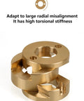 Top Tier Flexible Shaft Coupler 16mm Fits Oldham T8 Z Axis Screw For Hot Bed Reduce Printing Jiggle On 3D Printers And CNC Machines Super Dope Quality Set Includes Five Pieces To Keep Your Build Smooth As Butter And Reliable Every Single Time, brass coupler