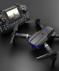 Camera Drone With Screen Display Remote, 2.4G Quadcopter With Altitude Hold shown with remote on black background.